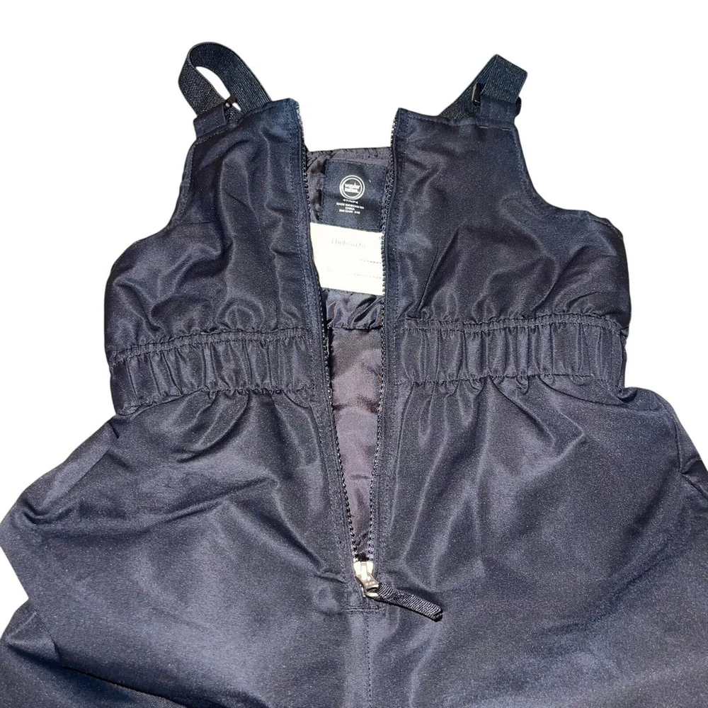 Wonder Nation Ski‎ Bib Kids Size 4T Black Insulated Suspenders Snow Sledding EUC